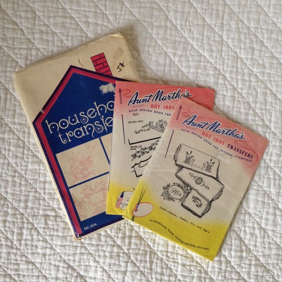 Vintage Iron-On Transfers